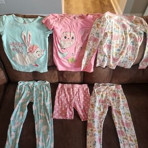 Girls Pajamas Bundle/ Lot Size 6